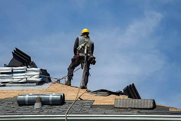 Professional Roof Installation technician working in Binger, OK